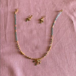 Necklace and earring set
